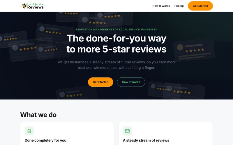 Local Service Reviews website