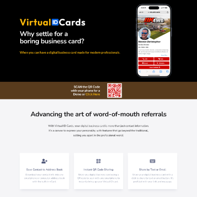 Virtual ID Cards website